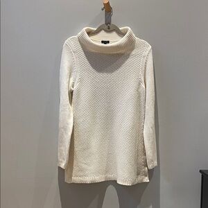 Talbots Ivory Turtleneck Sweater